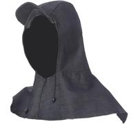 Brxmpn Cagoule De Soudage en Denim Ignifugé avec Protection De Nuque pour Soudeurs D'atelier Protection pour Le Soudage en Intérieur