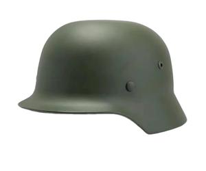 Brxmpn Casque Allemand M35 De Seconde Guerre Mondiale avec Filet en Acier M1935 Casque en Acier Stahlhelm Soldat Casque De Sécurité Casque De Sécurité Accessoires De Cinéma De Télévision