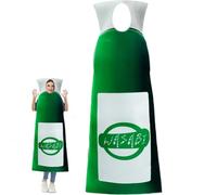 Brxmpn Déguisement Sauce Moutarde pour Adultes, Déguisement Unisexe Amusant, Tenue De Légume Gonflable, Costume Alimentaire Unique, Accessoire De Farce Hilarant pour Fête d'halloween