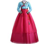 Brxmpn Ensemble De Robe Traditionnelle Coréenne Hanbok, Costume De Mariage, De Danse, d'halloween, De Carnaval De Cosplay pour Femme.
