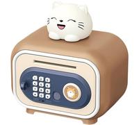 Brxmpn Jolie Tirelire Électronique pour Enfants avec Mot De Passe, Mini Coffre-Fort, Jouet d'anniversaire Idéal pour Garçons Filles.