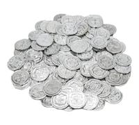 Brxmpn Lot de 100 Fausses Pièces De Pirate, Jetons De Poker, Pièces De Jeu Croisées, Répliques De Pièces De Pirate pour Fêtes, Jeux Cadeaux