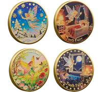 Brxmpn Lot De 4 Pièces Porte-Bonheur Colorées pour Petite Souris, Souvenir De Dent Perdue Ou Collection d'art.