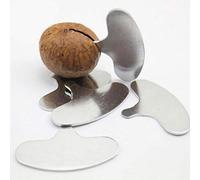 Brxmpn Lot De 5 Mini Casse-Noix en Acier Inoxydable, Ouvre-Noix De Macadamia, Outil Portable pour Le Camping Cuisine.