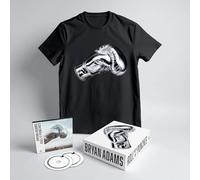 Bryan Adams - Bryan Adams, Neues Album 2025, Roll With the Punches, Limitiertes Exklusives Deluxe Box-Set mit 2 CD + T-Shirt (Größe L)