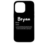 Bryan Definition Personalized Name Custom Costume for Bryan Coque pour iPhone 14 Pro Max