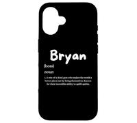 Bryan Definition Personalized Name Custom Costume for Bryan Coque pour iPhone 16