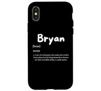 Bryan Definition Personalized Name Custom Costume for Bryan Coque pour iPhone X/XS