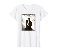 Bryan Ferry of Roxy Music par Simon Fowler T-Shirt, Femme, Blanc, M