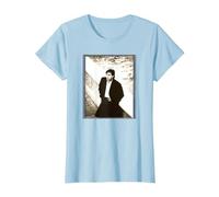 Bryan Ferry of Roxy Music par Simon Fowler T-Shirt, Femme, Bleu Céleste, XS