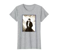 Bryan Ferry of Roxy Music par Simon Fowler T-Shirt, Femme, Gris Chiné, M