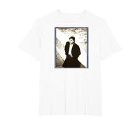 Bryan Ferry of Roxy Music par Simon Fowler T-Shirt, Homme Grandes Tailles, Blanc, 5X Tall