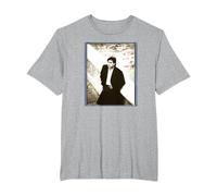 Bryan Ferry of Roxy Music par Simon Fowler T-Shirt, Homme Grandes Tailles, Gris Chiné, 6X Tall