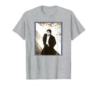 Bryan Ferry of Roxy Music par Simon Fowler T-Shirt, Homme, Gris Chiné, XXL