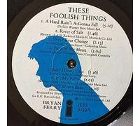Bryan Ferry These Foolish Things 1973 UK vinyl LP ILPS9249
