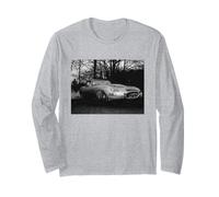 Bryan Forbes dans sa Voiture Jaguar de Type E 1961 Manche Longue