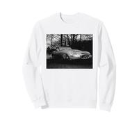 Bryan Forbes dans sa Voiture Jaguar de Type E 1961 Sweatshirt
