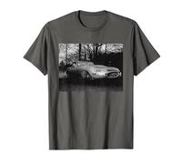 Bryan Forbes dans sa Voiture Jaguar de Type E 1961 T-Shirt
