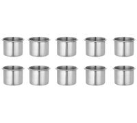 Brybelly Lot de 10 Porte-gobelets de Poker - 5,8 cm de Haut x 8,1 cm de Large - pour Bouteilles d'eau et de bière