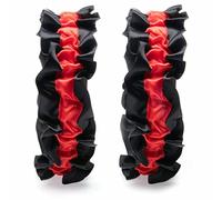 Brybelly Lot de 2 brassards classiques de croupier de casino - Authentique bande élastique de blackjack pour costume de table de jeu de poker à Las Vegas