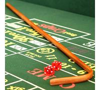 Brybelly Sabot de Craps bâton dés en rotin