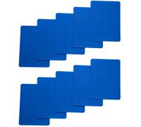Brybelly Sabot de Lot de 10 Cartes de Poker Taille Cut, Bleu