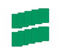 Brybelly Sabot de Lot de 10 Cartes de Poker Taille Cut, Green