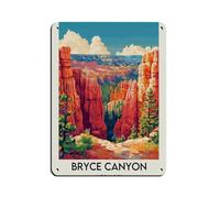 Bryce Canyon National Park Poster en métal vintage pour pub, club, café, bar, maison, décoration murale rétro 30 x 40 cm