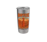Bryce Canyon Poster vintage Marteau de Thor Gobelet isotherme en acier inoxydable double paroi