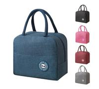 BRYN Sac Isotherme Repas, 5.6L Mini Glaciere, Glaciere Souple Isotherme en Feuille d'Aluminium, Petit Sac Lunch Box pour Femmes, Hommes, Enfants, École e Bureau (Bleu)