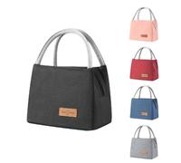 BRYN Sac Isotherme Repas, 8.2L Sac Lunch Box Isotherme Étanches, Glaciere Souple Isotherme, Sac Glaciere Isotherme Repas pour Femmes, Hommes, Enfants, École e Bureau (Noir)