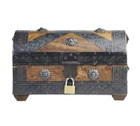 Brynnberg - Boîte de rangement Coffre au Trésor Cadenas - 18x13x13 cm