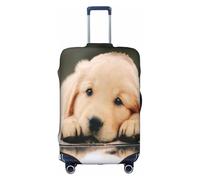 Bryptxztxt Lazy Dog Puppy Housse de protection pour valise de voyage résistante aux rayures et élastique pour tailles S/M/L/XL, 3D, XL, Organiseur de sac