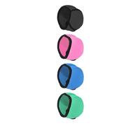 Bryske Lot de 6 cache-oreilles pour chien avec réduction du bruit - Étanche - Calmant - Anti-chocs - Réglable - Bleu foncé - Taille L