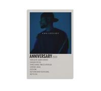 Bryson Tiller Poster mural imperméable pour anniversaire de mariage Résistant à l'humidité, facile à installer et résistant à la décoloration, style sans cadre, 20 x 30 cm