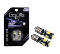 BRYTE 1210664 Lot de 2 ampoules Bay9S 5 LED Canbus H21 W 12 V, Blanc