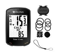 Bryton Rider 15 Neo C, Ciclo Computer GPS, Display da 2" Con Sensore di Cadenza Ant+/Bluetooth, Nero