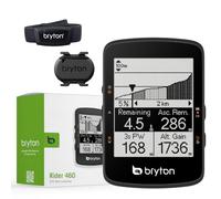 Bryton Rider 460 Ordinateur de vélo GPS LCD 2,6" Aide à la navigation innovante Compatible avec E-Bike et Radar de vélo, 32 heures d'autonomie, Bluetooth ANT étanche