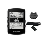 Bryton Rider 460D GPS Cyclo-Ordinateur+ Bande Cardio + Capteur Cadence, Noir