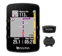Bryton Rider 550 GPS Compteur vélo avec ensemble de capteurs avec 37 heures d'autonomie de la batterie, écran couleur de 7,1 cm (2,8 pouces) et navigation pour vélo