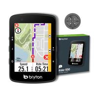 Bryton Rider 650 Bundle capteurs Compteur GPS vélo, écran tactile couleur 2,8", jusqu’à 33h d’autonomie, cartes d’Europe préchargées, navigation virage par virage, réglage automatique de la luminosité