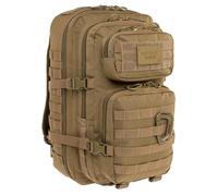 BRYTZKY Tactical Polygon Large Sac à Dos Militaire Homme 36L Coyote - Sac de Randonnée Tactique Oxford 600D, MOLLE/PALS, 2 Compartiments, Ceinture Lombaire, Poche Hydratation, D-Rings, 51×29×28 cm