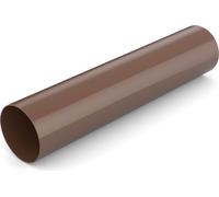 BRYZA Bec plastique sans col Ø 63 mm, longueur 2M, brun RAL 8017