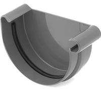 BRYZA Façade de gouttière DROITE en plastique Ø 125 mm, anthracite RAL 7021