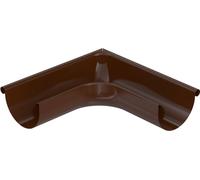 BRYZA Gouttière d'angle extérieure galvanisée Ø 125 mm, brun RAL 8017