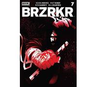 BRZRKR #7 FOIL Cover C by Lee Garbett Cover sleeved with Rated Comics Acrylic Backer