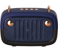 Bs-32D Portable Bluetooth Speaker - Blue Retro Wireless Speaker For Home, Travel, Outdoor (Blue)
