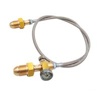 BS 341 No 3 Adaptateur Argon pour G5 8 pour tuyau de remplissage RH, ligne de recharge de cylindre d'argon, tube de transfert de gaz de soudure, connecteur de bouteille standard britannique, haut