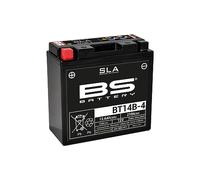 BS-Battery Batterie BT14B-4 AGM SLA sans entretien Noir