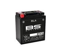 BS-Battery Batterie de moto 300763 BTX16 AGM SLA Noir